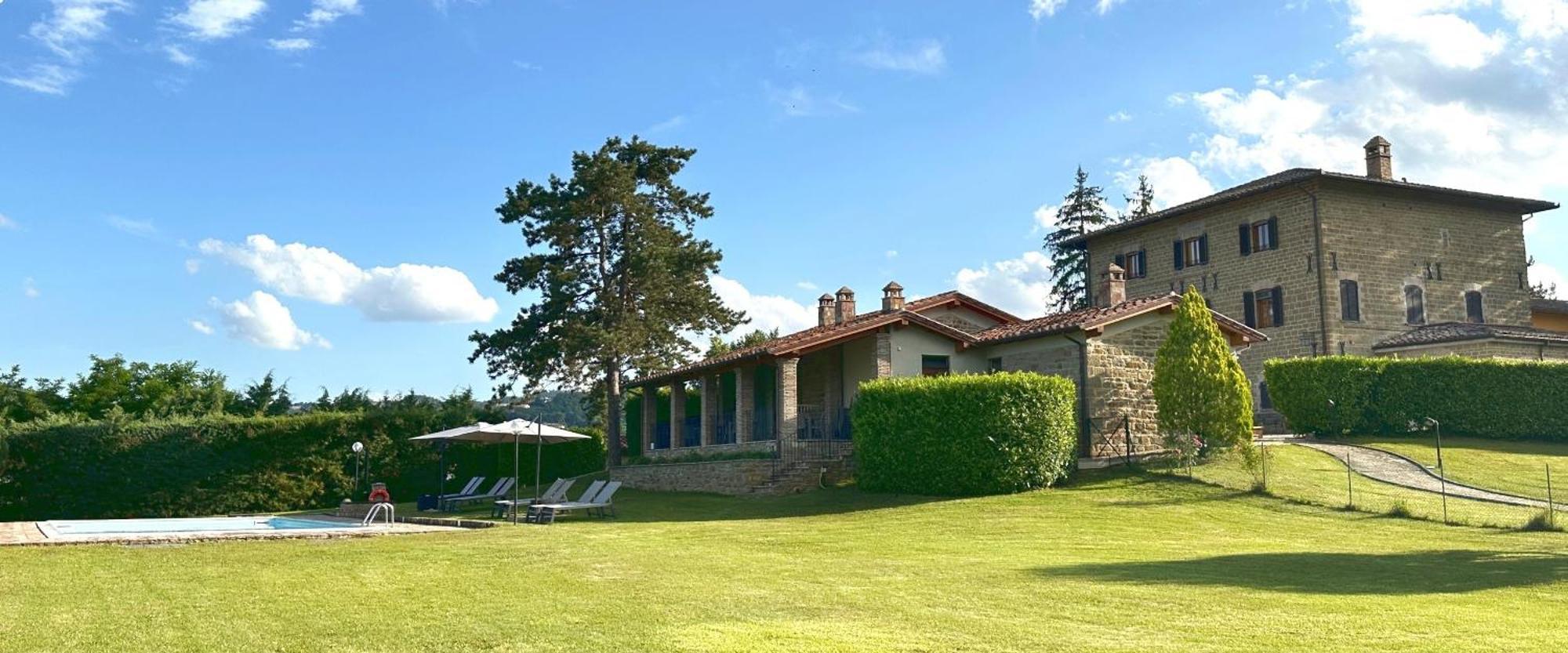 Agriturismo Villa Maria Pia Gubbio Exterior foto