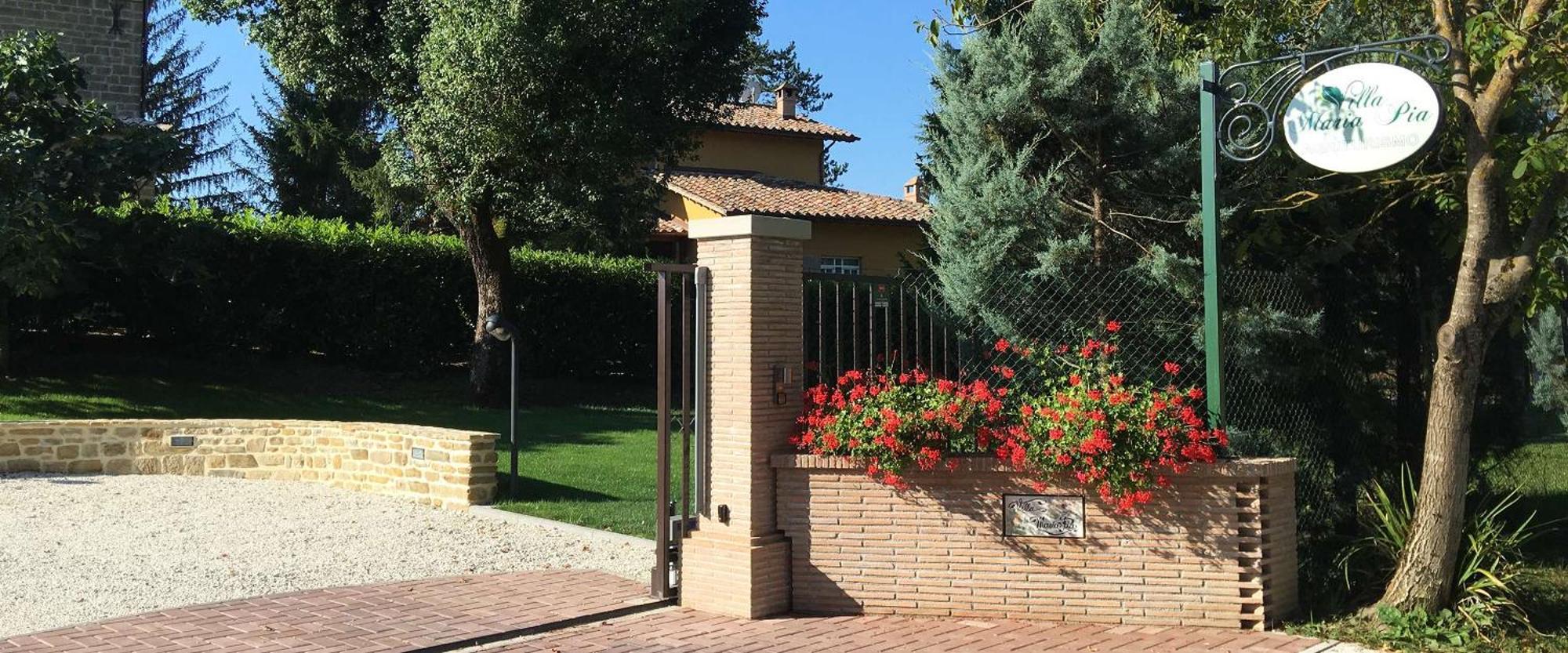 Agriturismo Villa Maria Pia Gubbio Exterior foto